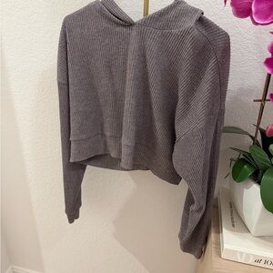 ALO Yoga Muse Gray Hoodie